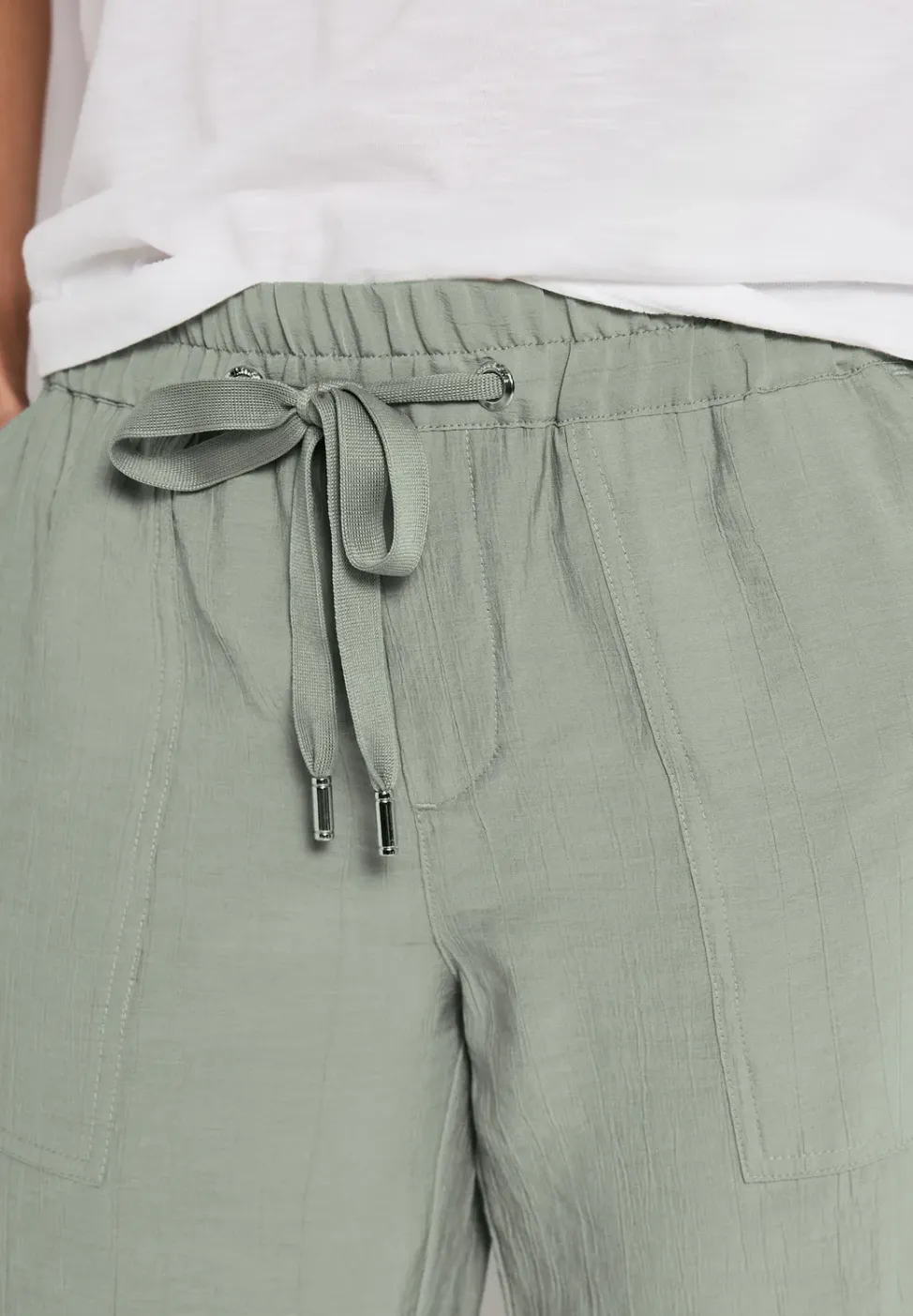 Loose Fit broek met structuur