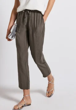 Loose Fit broek met structuur