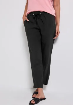 Loose Fit broek met structuur