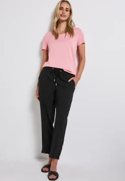 Loose Fit broek met structuur