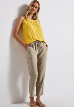 Loose Fit broek met structuur