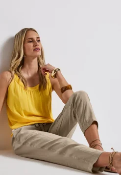 Loose Fit broek met structuur
