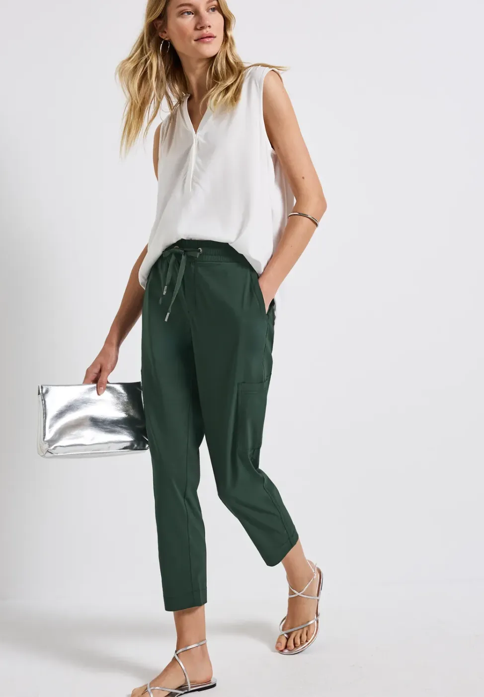 Loose Fit broek met zakken