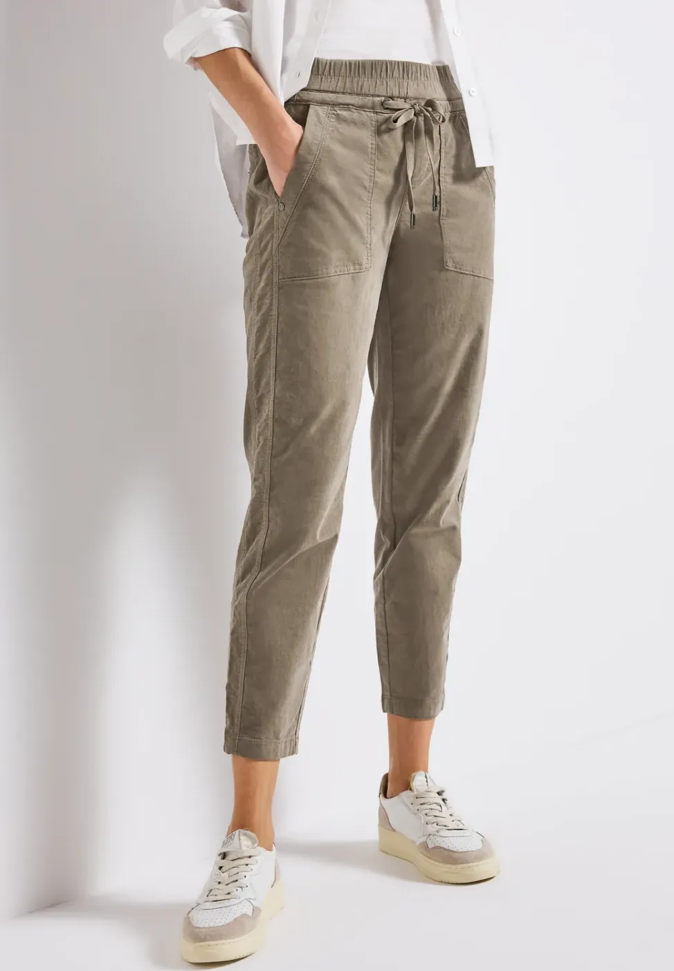Loose Fit corduroy broek