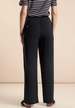 Loose fit viscose broek