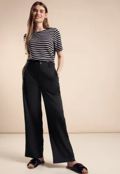Loose fit viscose broek