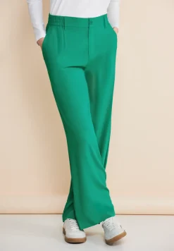 Loose fit viscose broek