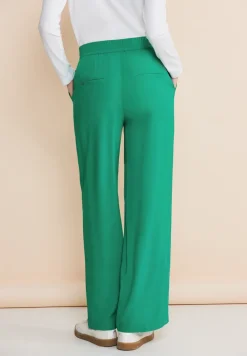 Loose fit viscose broek
