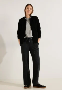 Loose-fit jacquard culotte