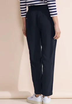 Loose fit viscose broek