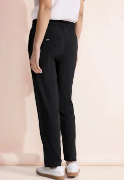Loose fit viscose broek