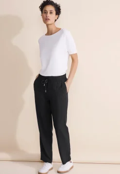 Loose fit viscose broek