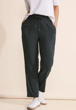 Loose fit viscose broek