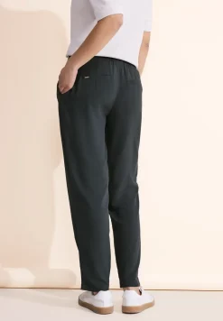 Loose fit viscose broek