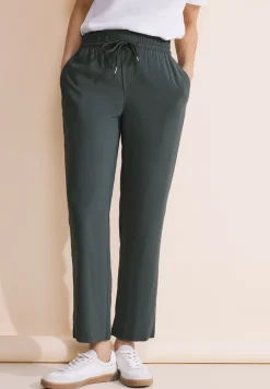 Loose fit viscose broek