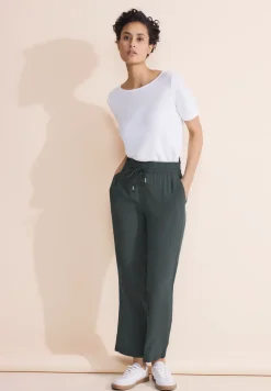 Loose fit viscose broek