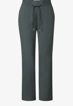 Loose fit viscose broek
