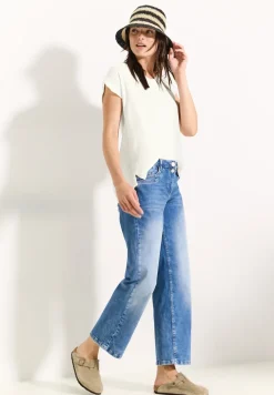 Luchtige viscose blouse