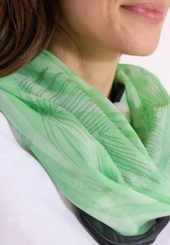 Lusjessjaal met fijne foliedetails