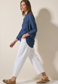 Lyocell denim blouse