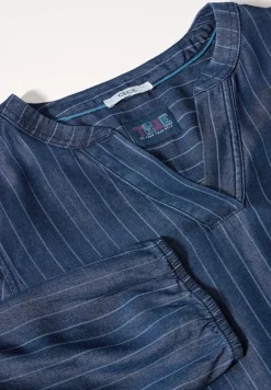 Lyocell denim blouse