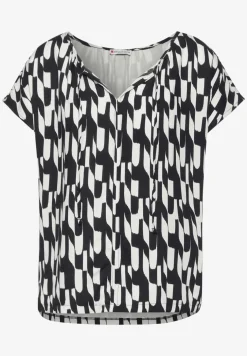 Materiaalmix T-shirt