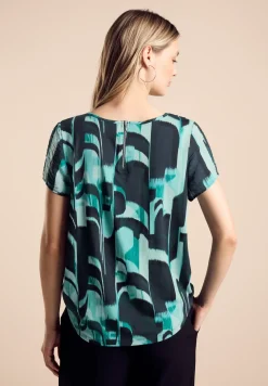 Materiaalmix T-shirt