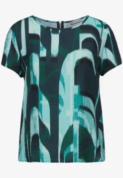 Materiaalmix T-shirt