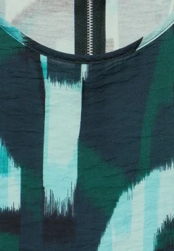 Materiaalmix T-shirt