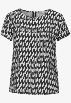 Materiaalmix T-shirt