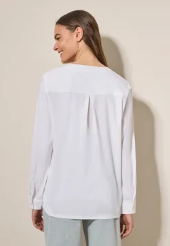 Materiaalmix blouse