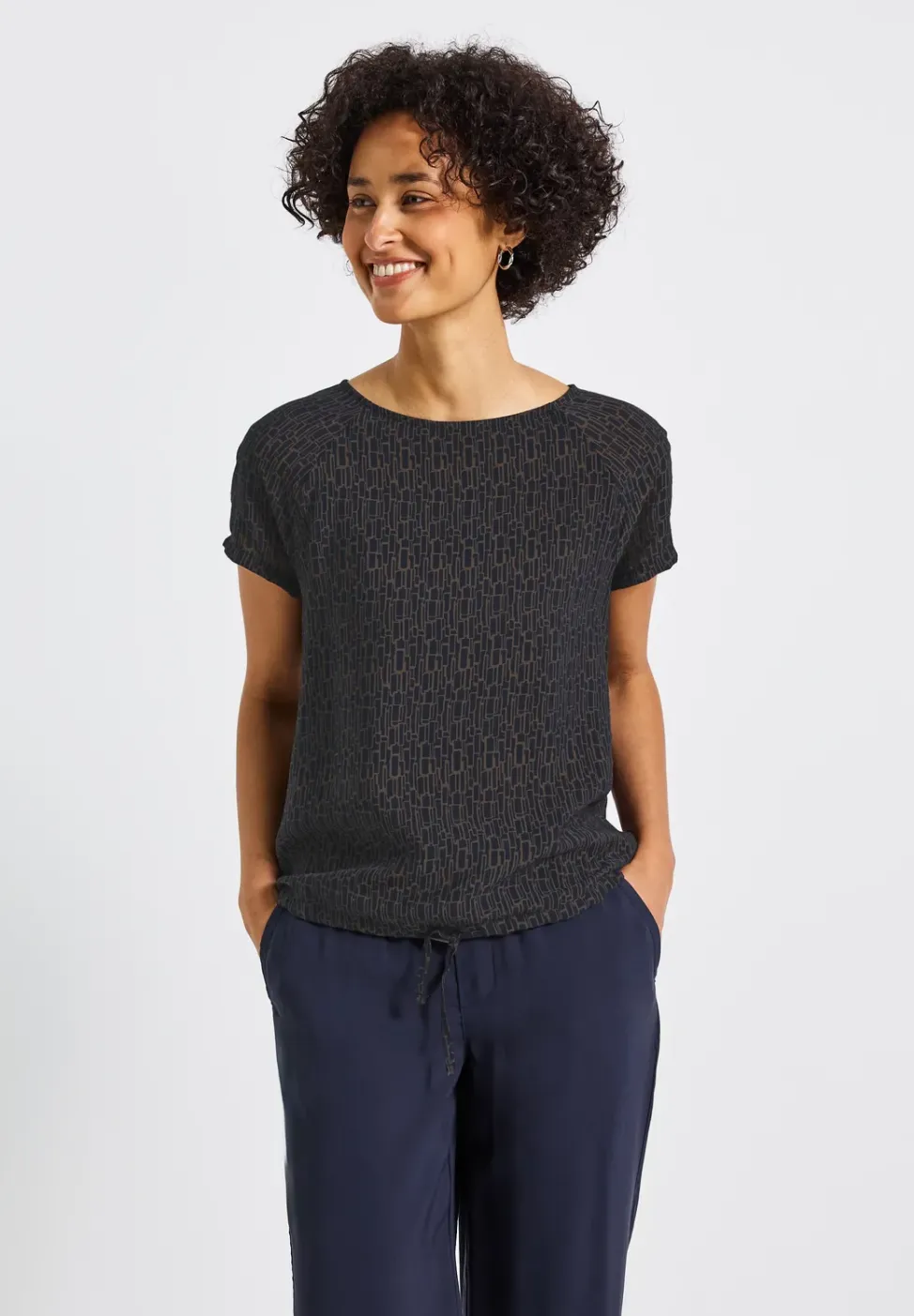 Materiaalmix Shirt