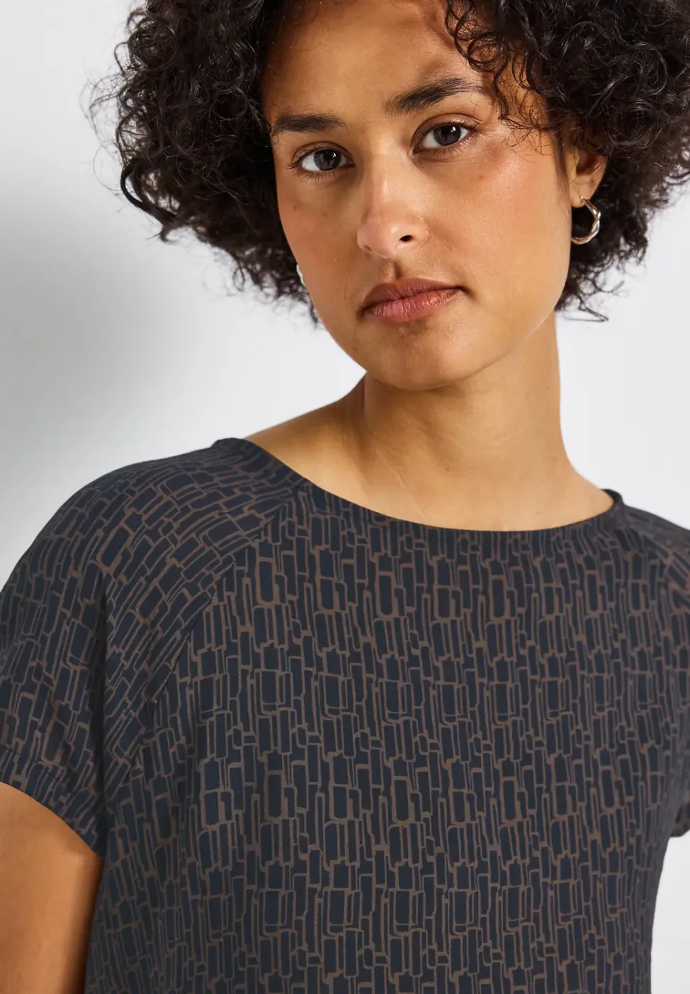 Materiaalmix Shirt