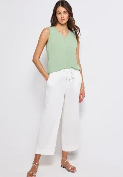 Materiaalmix top met tape