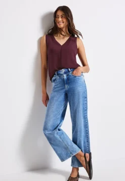Materiaalmix top met tape