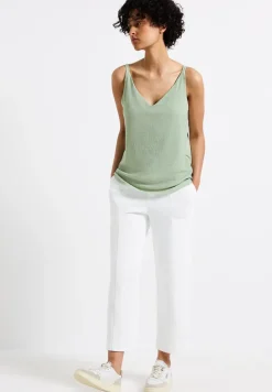 Materiaalmix V-hals top