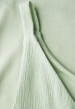 Materiaalmix V-hals top