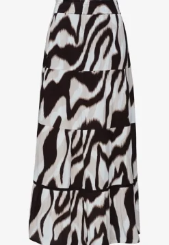 Maxirok in mousseline kwaliteit met print