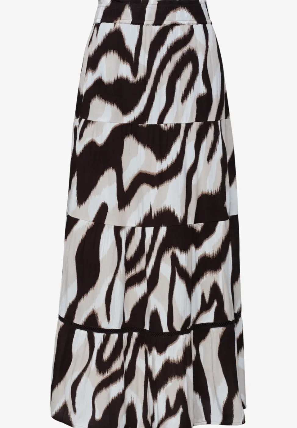 Maxirok in mousseline kwaliteit met print