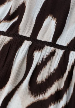 Maxirok in mousseline kwaliteit met print