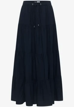 Maxirok met volants en elastische tailleband