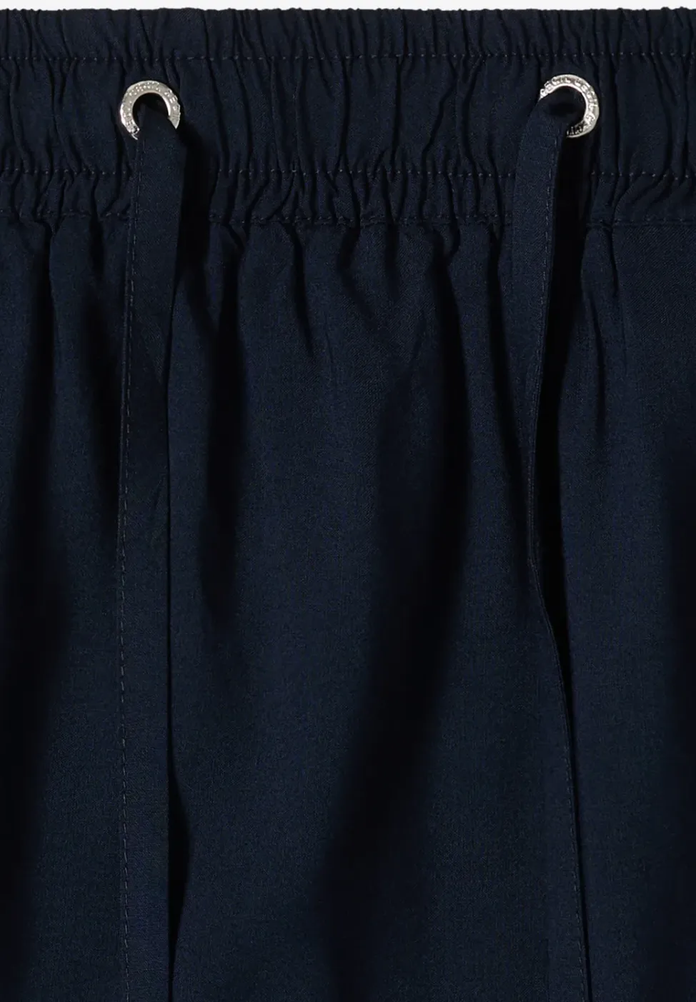 Maxirok met volants en elastische tailleband