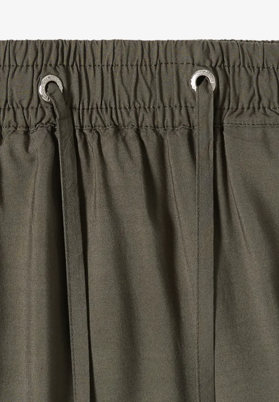 Maxirok met volants en elastische tailleband