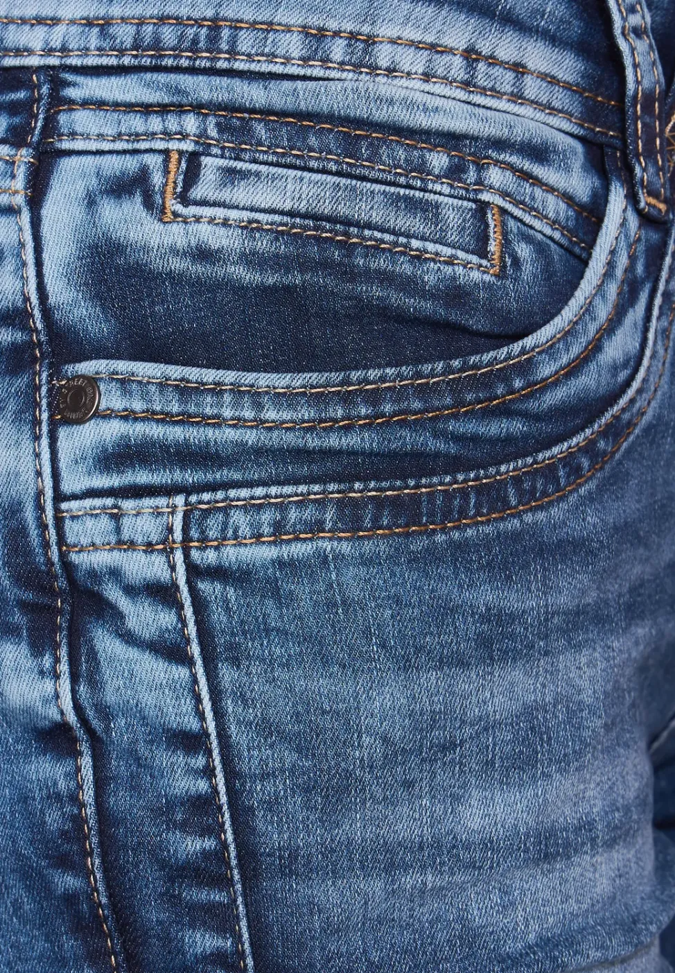 Mediumblauwe casual-fit jeans