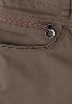 Mid Waist bermuda in satijnen look