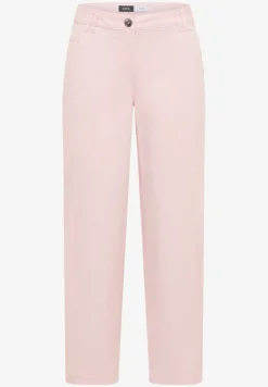 Mid Waist broek met wijde pijpen in casual pasvorm