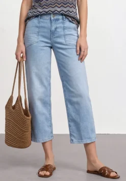 Mid Waist jeans culotte in Loose Fit