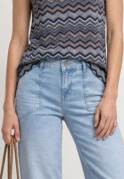 Mid Waist jeans culotte in Loose Fit