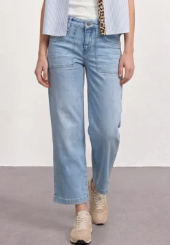 Mid Waist jeans culotte in Loose Fit