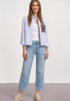 Mid Waist jeans culotte in Loose Fit